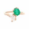 Diamond & Emerald Ring, Alaska Mint