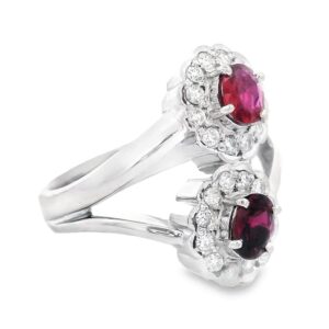 Platinum .96ct Ruby Ring, Alaska Mint