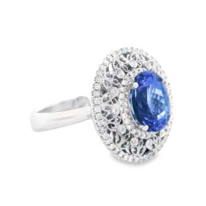 Tanzanite & Diamond Cocktail Ring, Alaska Mint