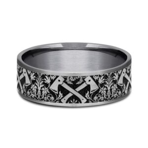 The Hotshot Tantalum & Titanium Ring, Alaska Mint