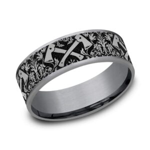 The Hotshot Tantalum & Titanium Ring, Alaska Mint