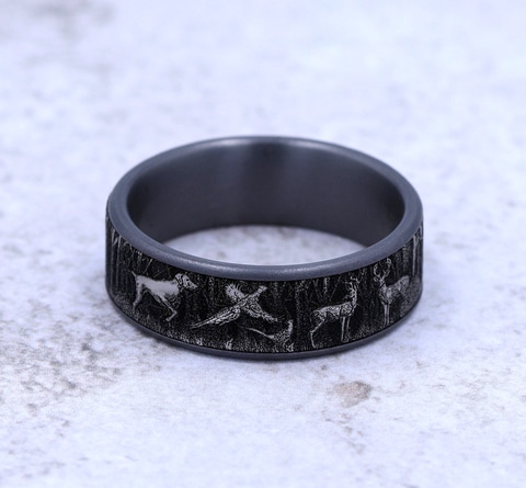 The Huntsman Tantalum & Titanium Ring, Alaska Mint