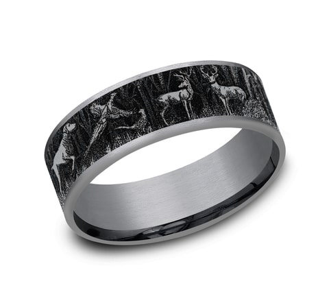 The Huntsman Tantalum & Titanium Ring, Alaska Mint