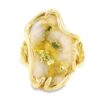 Ladies Gold Quartz Ring, Alaska Mint