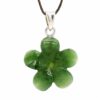 Jade Flower Pendant is rememberable Alaskan Gift