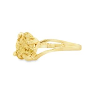 Gold Nugget Ladies Ring, Alaska Mint