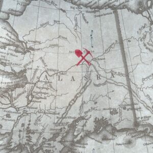 Map of Moose Creek, Alaska Mint