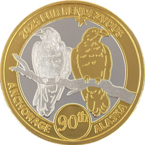 2025 Official Fur Rondy Medallion