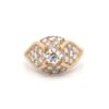 Estate Lady's European Cut Diamond Ring 071795