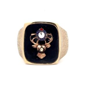 Estate Men's Elk's Ring 073130