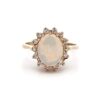 Estate Lady's Opal & Diamond Ring 090549