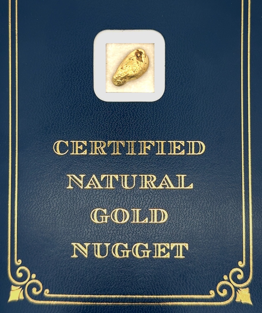 5.4 Gram Natural Gold Nugget from Eureka, Alaska