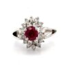 Estate Ruby & Diamond Ring 071935