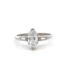 Estate Women's Marquise Diamond Ring in Platinum 076383