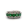 Estate Lady's Emerald & Diamond Ring 090029