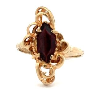 Estate Garnet Ring 071028