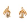 Gold Quartz & Diamond Ladies Earrings EN792SDQ