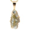 Gold Quartz Free Form Pendant PFFQ6X