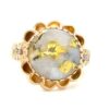 Gold Quartz Ladies Ring R2639-GQ