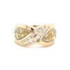 Gold Quartz & Diamond Ladies Ring RLDL1047D