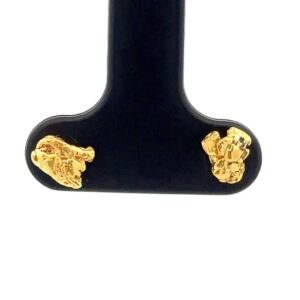Gold Nugget Post Earrings E7