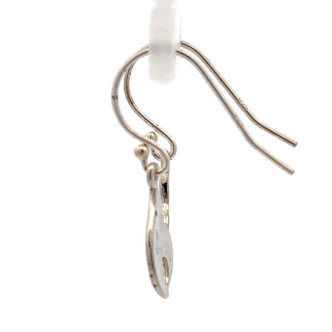 Sterling Silver & Gold Nugget Dangling Earrings 073844 - Image 4