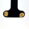 Gold Nugget Post Earrings E6