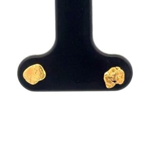 Gold Nugget Post Earrings E4