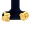 Gold Nugget Post Earrings E19