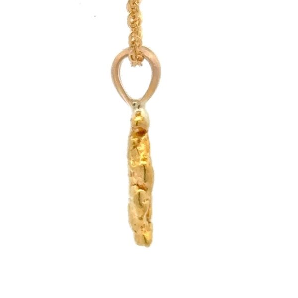2.6 Gram Gold Nugget Pendant P17 - Alaska Mint