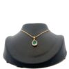 14K Ammolite Teardrop Pendant 077018