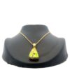 Ammolite Vermeil Triangle Pendant PGPAMLITLGTRI
