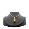 Ammolite Vermeil Small Rectangle Pendant PGPAMLITSMREC