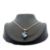 Ammolite & Sterling Silver Triangle Pendant PSSAMLITSMTRI