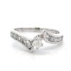 White Gold Ladies Diamond Estate Ring 078183