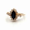 Sapphire & Diamond Lady's Estate Ring 090132