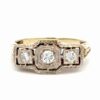 Lady's Vintage Diamond 2-Tone Estate Ring 077189