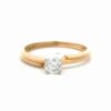 Estate Lady's Solitare Diamond Ring 7407