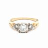 Vintage Lady's Diamond 2-Tone Estate Ring 077219