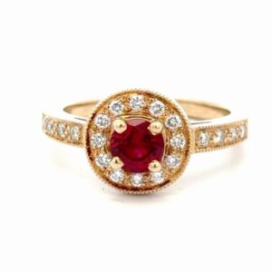 Ruby & Diamond Ladies Estate Ring 077262