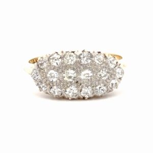 Ladies Diamond Cluster Estate Ring 077329