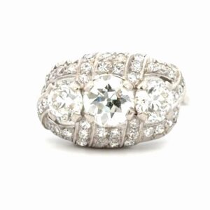 Unique Ladies Diamond Estate Ring 078139