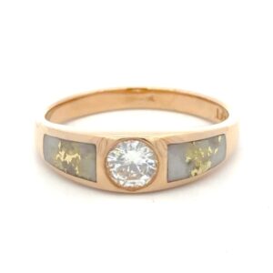 Men's Gold Quartz & .49ct Diamond Band 555MG2-01