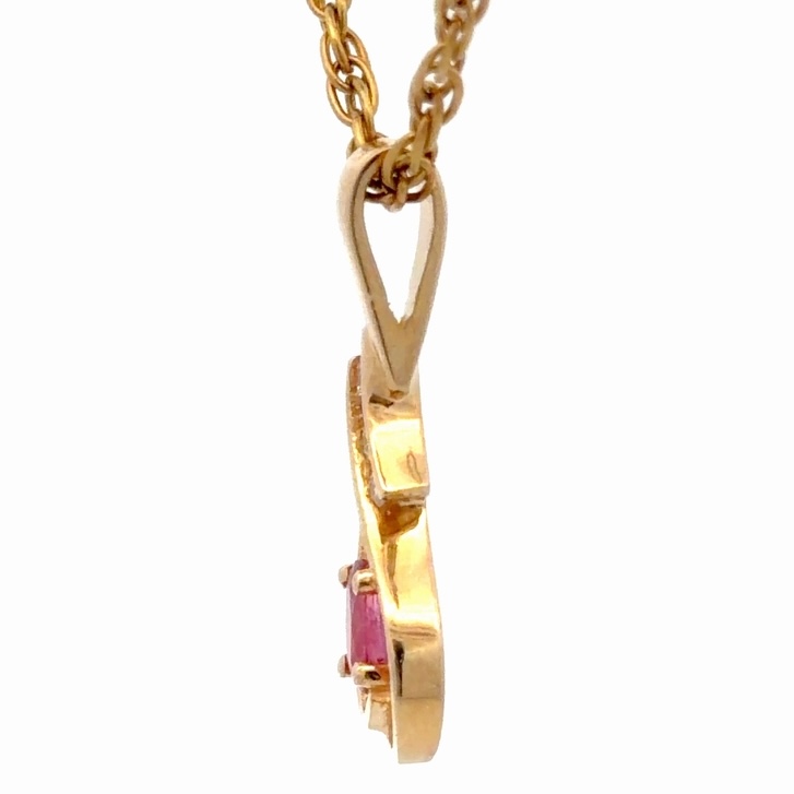 Ladies Ruby Estate Pendant 078413 - Image 2