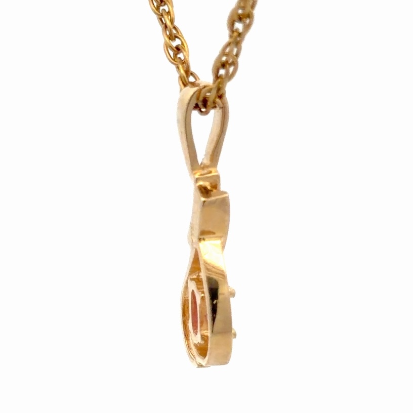 Ladies Ruby Estate Pendant 078413 - Image 4