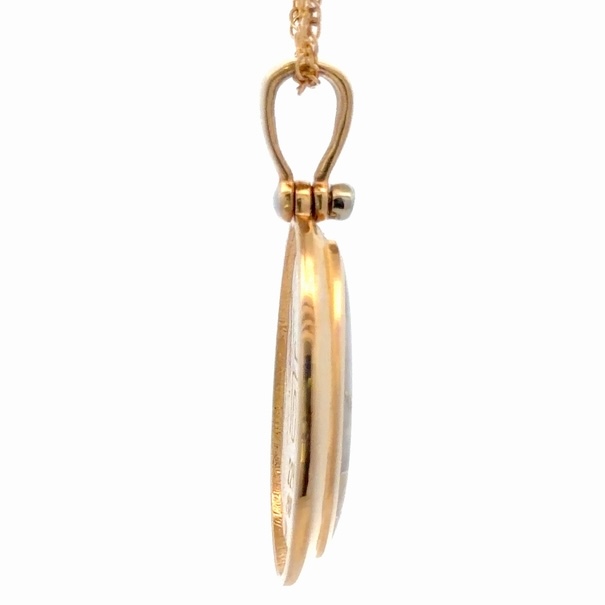 Teardrop Gold Quartz Pendant FF224G2R - Image 4
