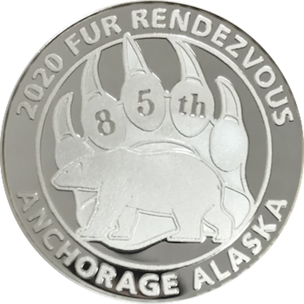 2020 Official Fur Rondy Medallion - Image 2