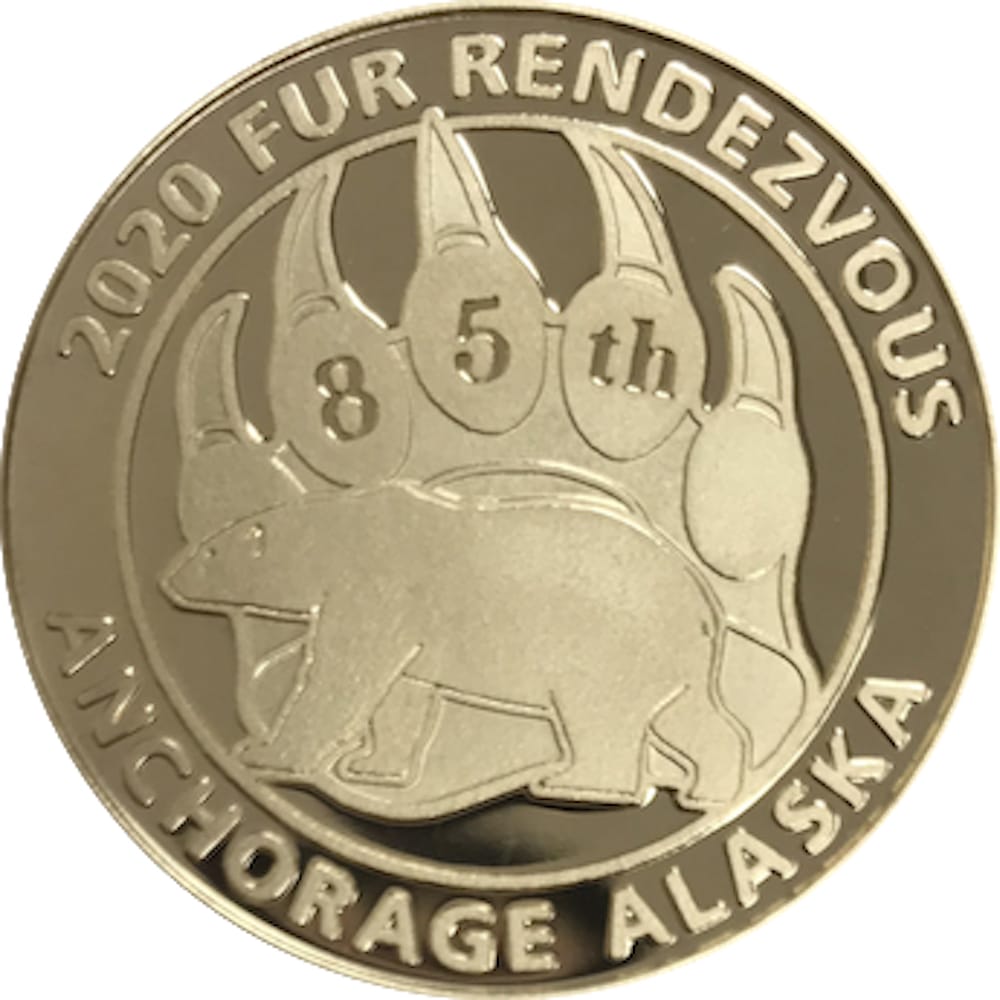 2020 Official Fur Rondy Medallion - Image 3