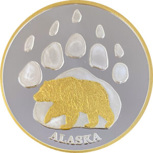 2 Ounce Bear Paw Medallion