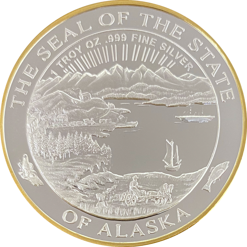 2021 Official State of Alaska "Eagle" Medallion - Image 3